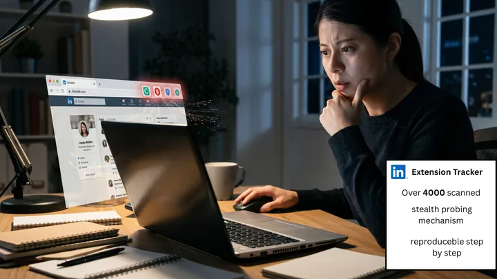 LinkedIn Is Reading Your Extension Shelf: A Walkthrough